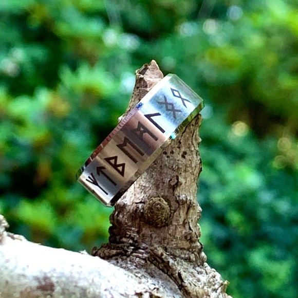 ☀️NEW ITEM!🌹NWT Rune/Futhark alphabet symbol ring - Picture 5 of 16